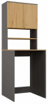 Kapp pesumasina kohal Pola Multi, antratsiit v./artisan oak, 64 cm x 64 cm x 180 cm