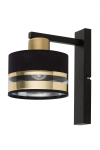 Valgusti seinale Sigma Pro 32153, E27, 1 x 60 W, kuldne v./must v.