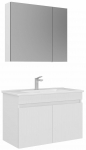 Vannitoa m&ouml;&ouml;bli komplekt Kalune Design Tivoli, valge matt v., 45 cm x 85 cm x 57 cm