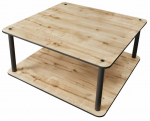 Kohvilaud Kalune Design Masivo, tamm v., 70 cm x 70 cm x 38 cm