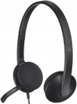 Kahjustatud pakendiga toode. Juhtmega k&otilde;rvaklapid Logitech H340, must v.