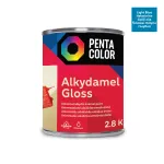 Emailv&auml;rv, universaalsed Pentacolor Alkydamel, l&auml;ikiv, 2.8 kg, helesinine v.