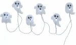 J&otilde;ulutuled lastele/t&auml;iskasvanutele, kummitus Finnlumor Halloween 649748, valge v.