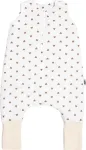 &Otilde;huke magamiskott beebile Pulp Hearts 40018-291, valge v./pruunikas v., 84 cm x 46 cm
