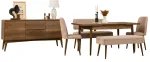 S&ouml;&ouml;gitoa komplekt Kalune Design Vina 04 0900, p&auml;hklipuu v./pruunikas v.