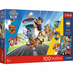 Pusle Trefl Paw Patrol Dog Adventure 16550, 41 cm x 27 cm, 100 tk, mitmev&auml;rviline