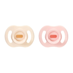 Luttide komplekt Tommee Tippee Ultra Light StayPut, 0 kuud, roosa v./beež v.