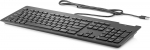 Juhtmega arvutiklaviatuur HP Business Slim Business Slim SmartCard, EN, must v.