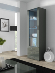 Vitriinkapp Cama Meble Soho S1, hall v., 60 cm x 41 cm x 192 cm