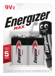 Patareid Energizer EN1604B2MAX, 6LR61, 9 V