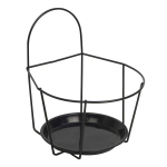 Lillepotihoidik Garden Center, 18.5 cm x 18 cm, 20 cm, metall, must v.