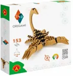 Paberkujukeste valmistamise komplekt Alexander 3D Origami Scorpio, pruun v./must v.