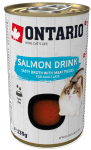 Kassi m&auml;rgtoit Ontario Cat Drink Salmon, kalaliha/kanaliha, 0.135 kg