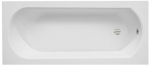 Vann, nurgaga Besco Intrica 160, 160 cm x 75 cm x 41 cm, ristk&uuml;lik, valge