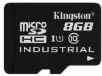 M&auml;lukaart Kingston Industrial, 8 GB, 100 Mb/s - 80 Mb/s