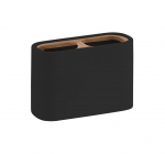 Hambaharjahoidja Gedy Ninfea 139814, must, 12.8 cm x 8.5 cm x 5.6 cm