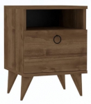&Ouml;&ouml;kapp Kalune Design Barlo Walnut, p&auml;hklipuu v., 55 cm x 40 cm x 36.8 cm
