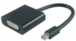 Adapter MicroConnect Mini DisplayPort to DVI-I MDPDVI3B Mini DisplayPort male, DVI-I female, 0.15 m, must v.