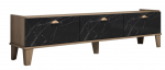 TV-laud Kalune Design Sumer E3630, tamm v./must v., 178 cm x 34.6 cm x 44.8 cm