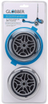 Rollerite lisavarustus, rattad Globber Wheel Set, l&auml;bipaistev/must/hall