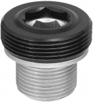 &Uuml;hendusvarda poldid SunRace BAI30 CHWH157, alumiinium, must/hall, 2 tk