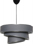 Valgusti rippuv Opviq Couper 390FLH1692, E27, 1 x 60 W, must v.