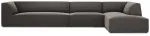 Nurgadiivan Micadoni Home Ruby 5 Seats, tumehall v., parem, 366 x 180 cm x 69 cm