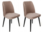 Toolide komplekt Kalune Design Tutku 304 V2 974NMB1684, matt, must v./beež v., 49 cm x 50 cm x 90 cm, 2 tk