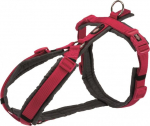 Koerte traksid Trixie Premium, hall v./fuksia (magenta) v., 700 - 850 mm x 25 mm, L