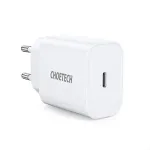 Adapter Choetech USB Type-C, valge v., 20 W