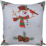 Padjap&uuml;&uuml;r Snowman JCL-430, pruun/valge, 40 cm x 40 cm