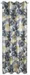 &Ouml;&ouml;kardin ZKGB-01, valge v./kollane v./hall v., 140 cm x 250 cm