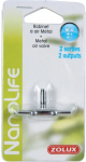 Klapp Zolux Metal Air Valve 334292, kroom