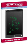 Joonistustahvel Kruzzel Drawing Tablet, 25 cm, must v./roheline v.