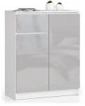 Kummut Akord K80, valge v./h&otilde;be v., 99 cm x 40 cm x 80 cm