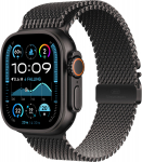 Nutikell Apple Watch Ultra 2 GPS + Cellular 49mm Case Milanese Loop M LT MX5U3UL/A, must titaan v.