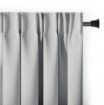 Pimendav kardin, lipsuga Restilo Blackout, helehall v., 140 cm x 270 cm