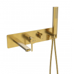 Peidetud vannitoa segisti Laveo Pola, kuldne matt