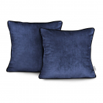 Padjap&uuml;&uuml;r Restilo Velvet, sinine, 45 cm x 45 cm, 2 tk