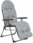 Aiatool Patio Samar Plus H039-06PB, must v./hall v., 81 cm x 59 cm x 104 cm