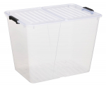 Kaanega hoiukarp Plast Team, 65 l, l&auml;bipaistev v., 56.7 x 39.6 x 41.7 cm