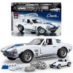 Konstruktor, auto Mattel Hot Wheels Corvette Grand Sport, 918 tk, valge v.