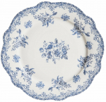 Taldrik prae Homla Lourry, &Oslash; 27 cm, sinine v./valge v.