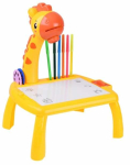 Joonistusprojektor, koos tarvikutega, kaelkirjak, kollane v.