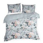 Voodipesukomplekt Rosita, hall v., 70 x 80 cm, 160 x 200 cm