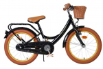 Laste jalgratas, laste Volare Ashley, must, 18"