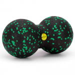 Massaažipall Actiget ACT0098, must v./roheline v., 8 cm