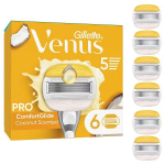 Asendusterad raseerijatele Gillette Venus Pro Comfort Glide Coconut, 6 tk