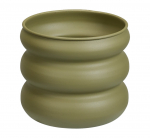 Lillepott, raud, 20 cm x 20 cm, roheline v.