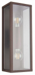 &Otilde;ue seinavalgusti Trio Garonne, 10W, E27, IP44, pruun v., 14 cm x 38 cm